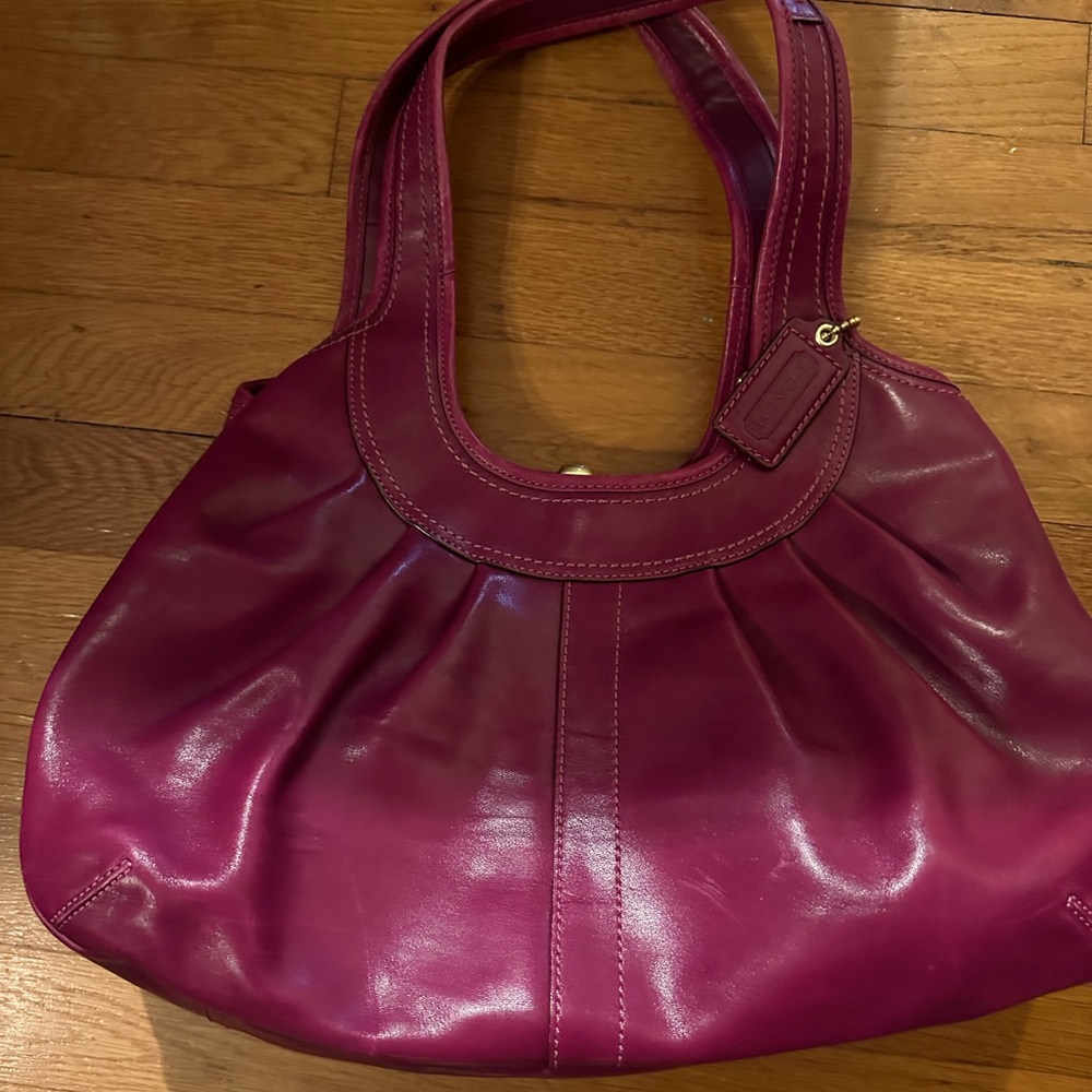 Coach purse berry